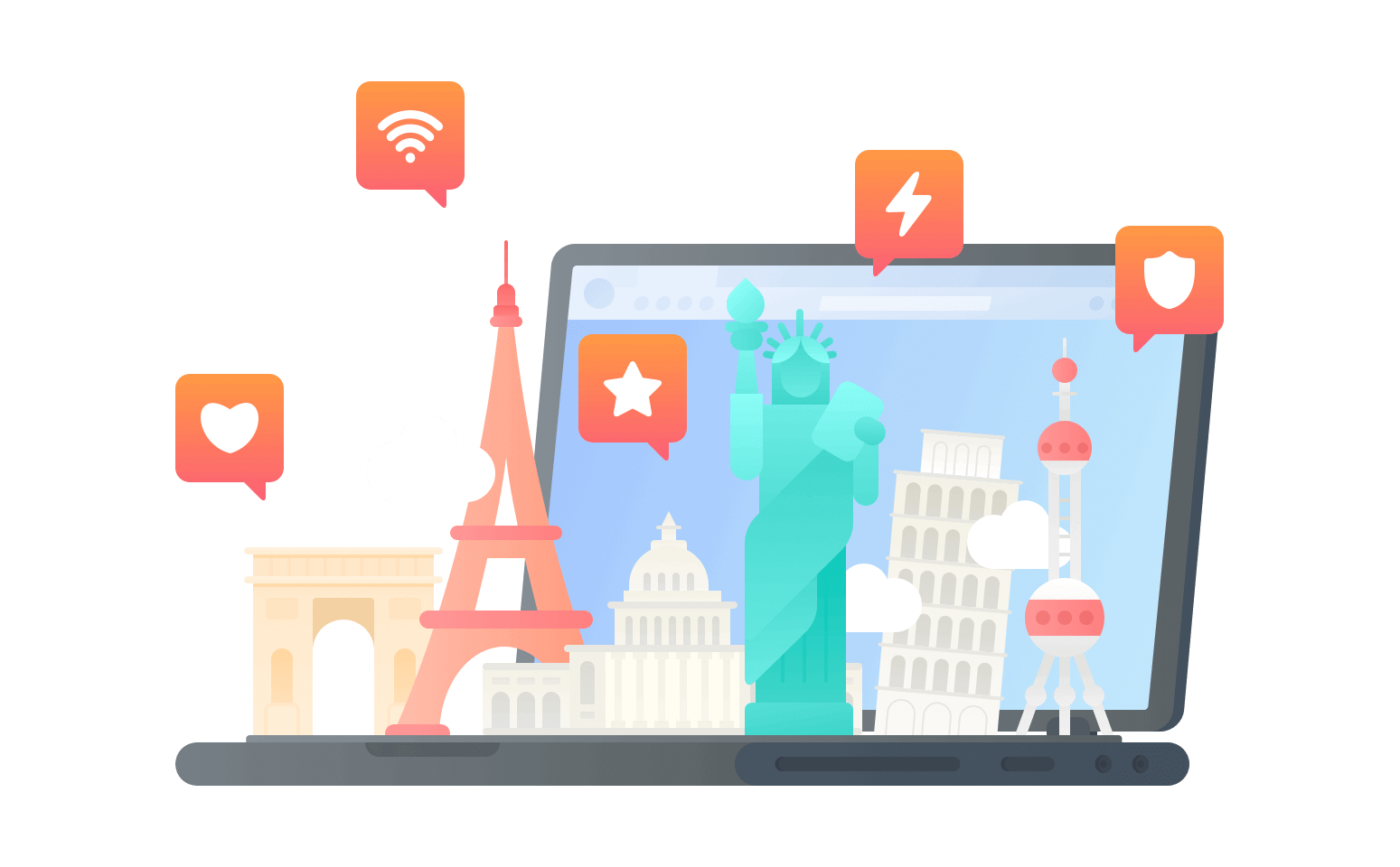 在图瓦卢连接到中国的代理 - 返华VPN